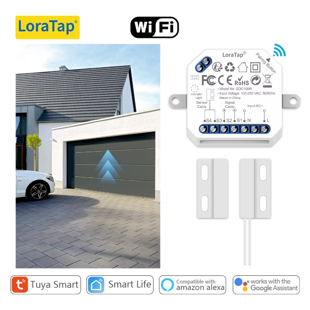 Controlador Puerta Garaje Basculante WiFi Inteligente